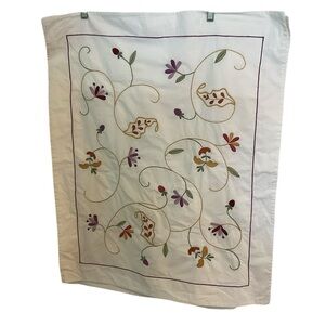 Pottery Barn Embroidered pillow shams